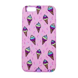 Funda Protector Mixto Uso Rudo  Iphone 6 Plus Rosa Helados